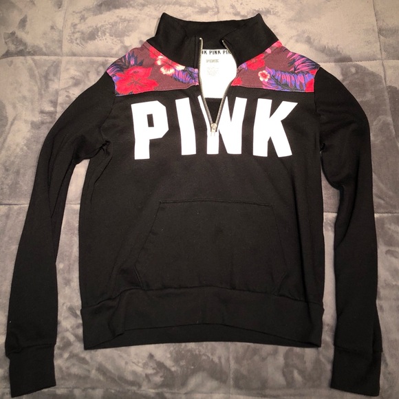 PINK Victoria's Secret Tops - Victoria Secret PINK Quarter Zip